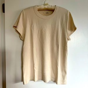 EUC ARQ Janey Tee 100% cotton natural cream off-white undyed XL 3XL discontinued